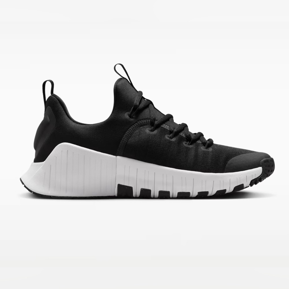 Nike Black and White Slip-On Training Sneakers / Nike Free Metcon 6 - NEW!! - Picture 8 of 12